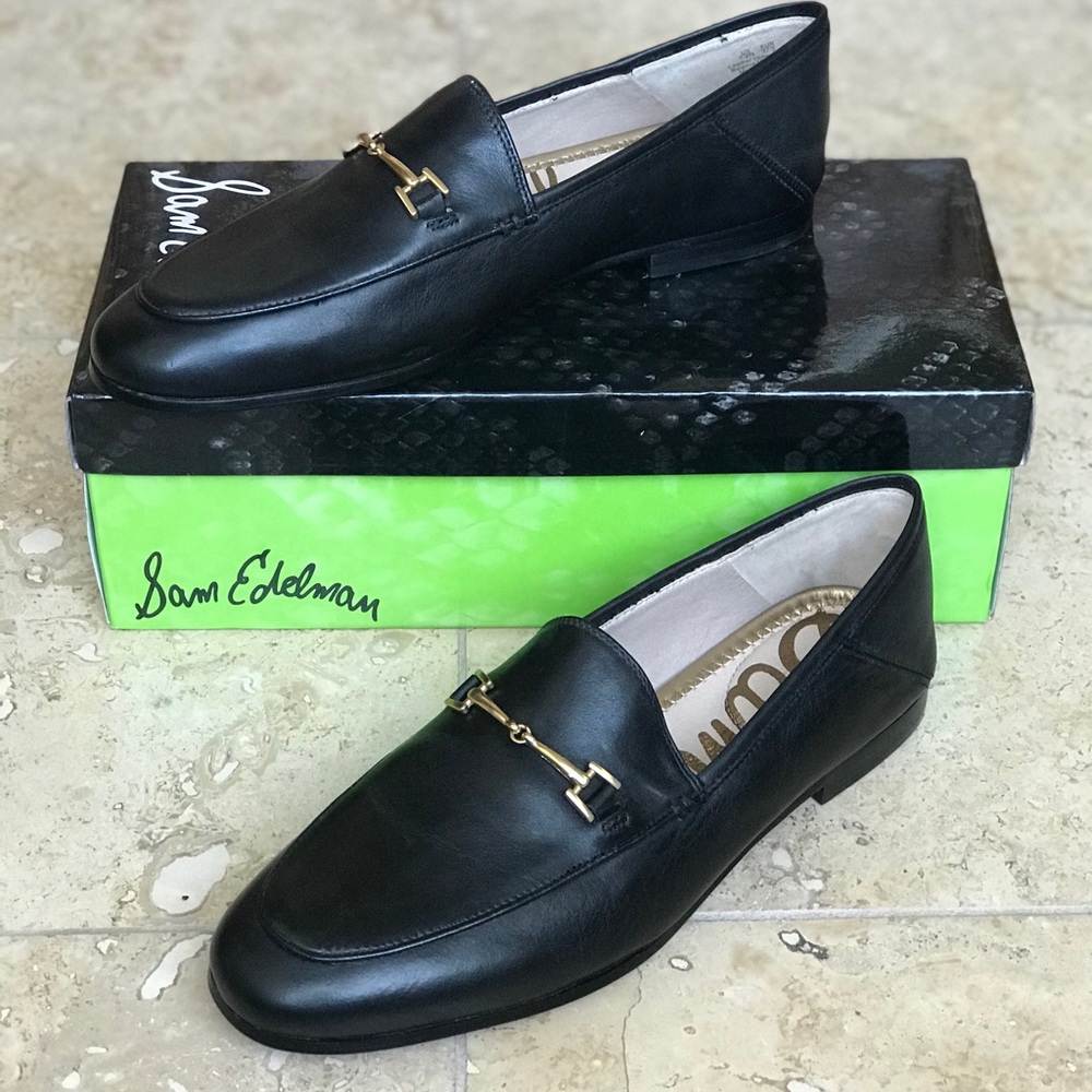 Sam Edelman Black Leather Loraine Loafer Size 7.5